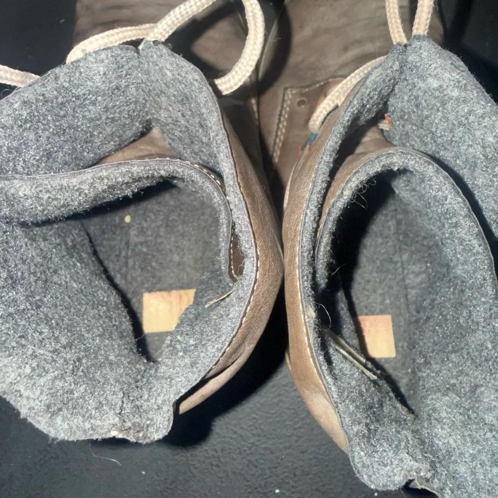 Rieker Gray/brown lace up boots - Picture 3 of 6